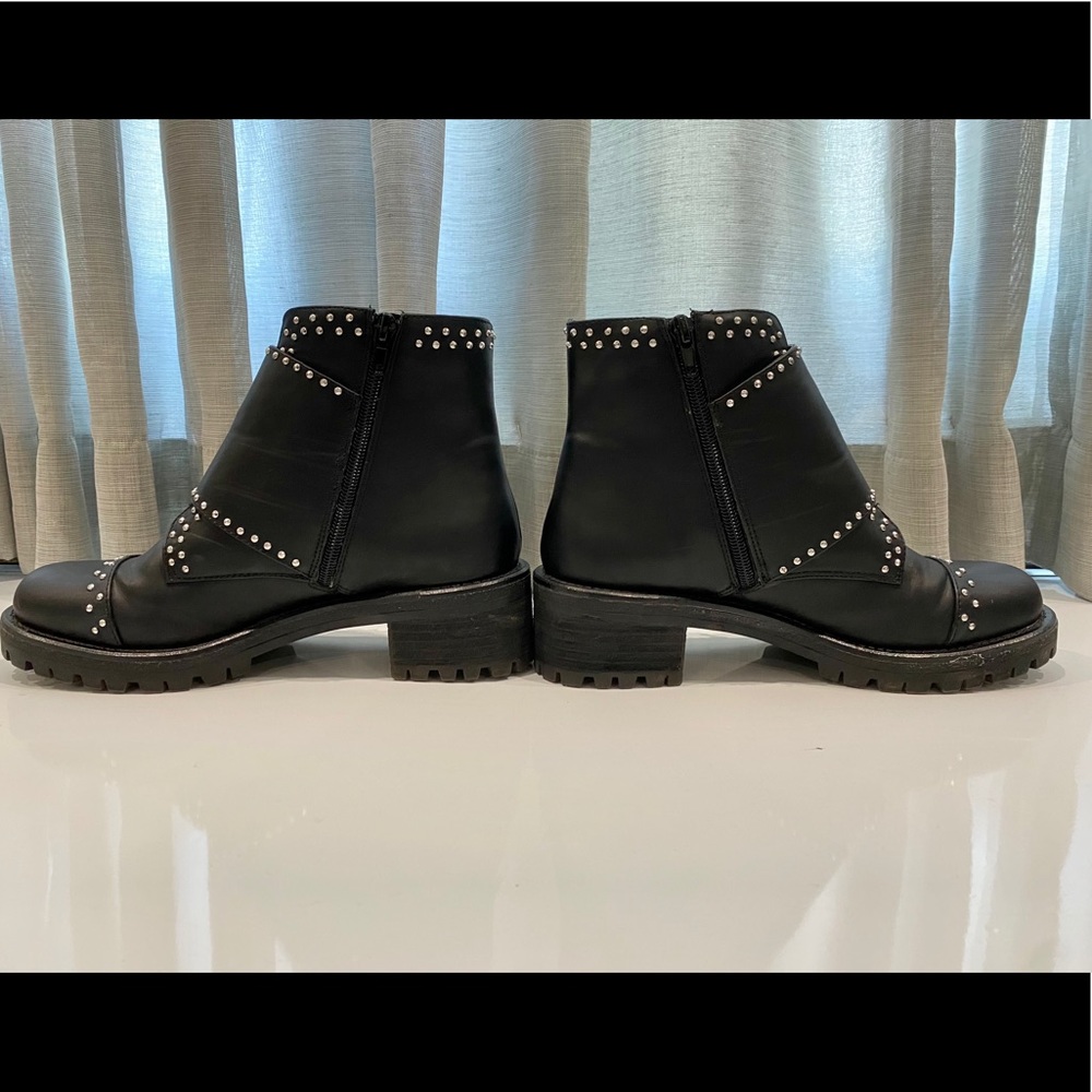 Design Lab Black Studded Monk Strap Boot - image 3